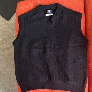 Callaway V-Neck Black Sweater Vest